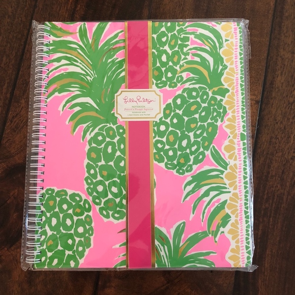 Lilly Pulitzer Other - Lilly Pulitzer Large Notebook - NWT in Pink Pout